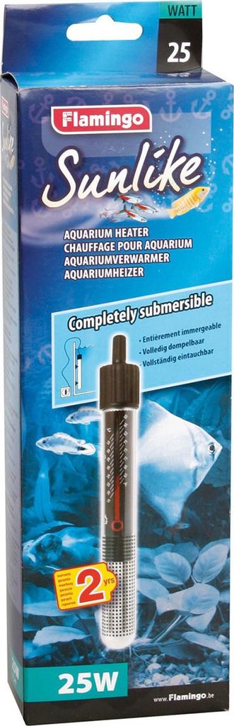 Flamingo Aquariumreglerheizer Sunlike, Leistung: 25 W