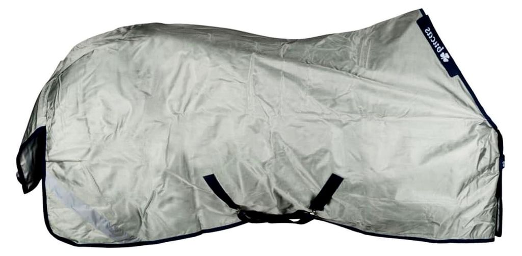 PowerTurnout Pferdedecke Light, stay-dry, 140 Silber