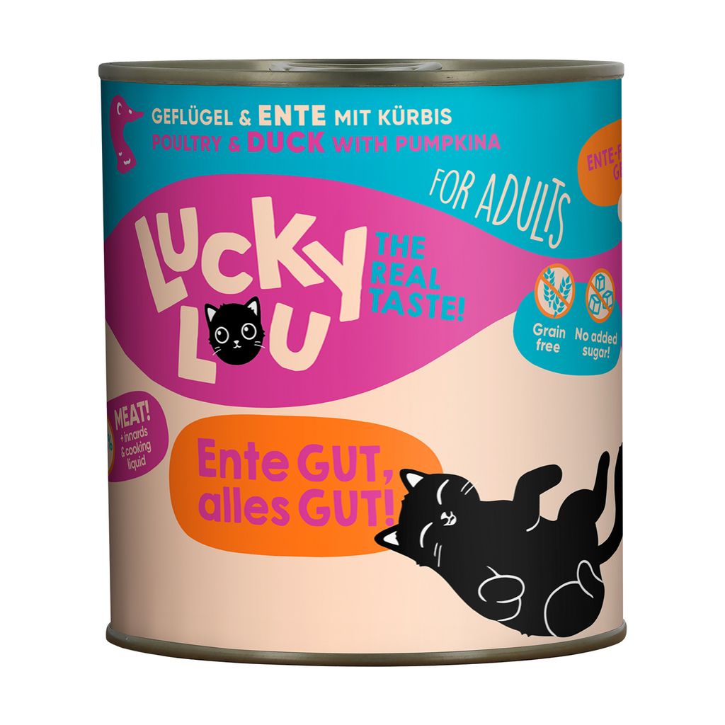 Lucky Lou Lifestage Adult Geflügel & Ente 6x 800 g Produktbild 