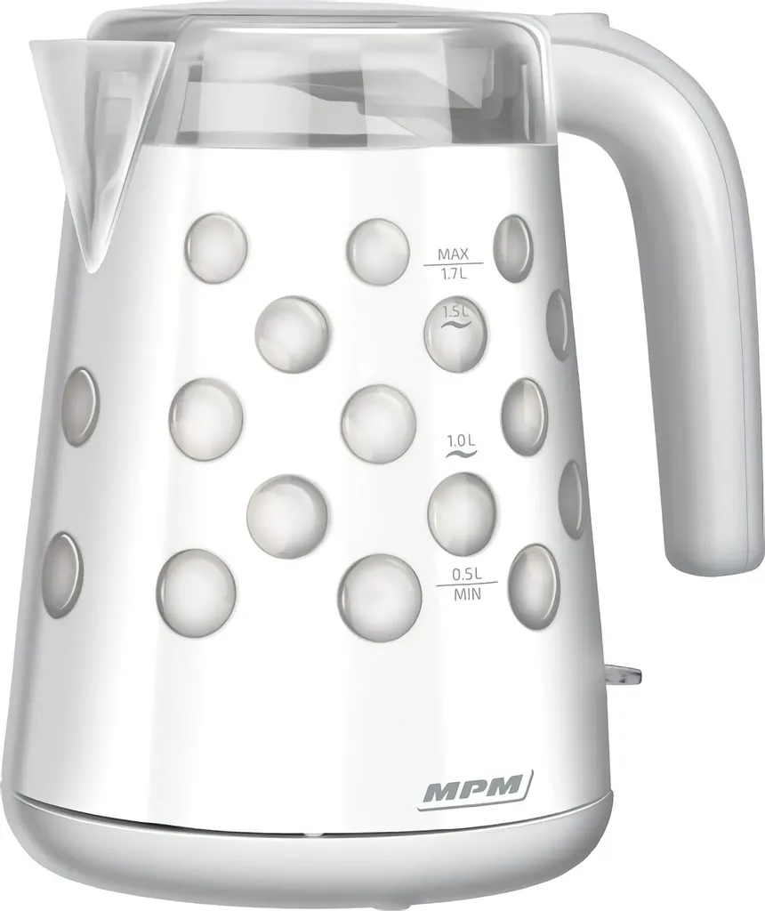 Bouilloire portable MPM 1.7L sans fil avec arrêt automatique