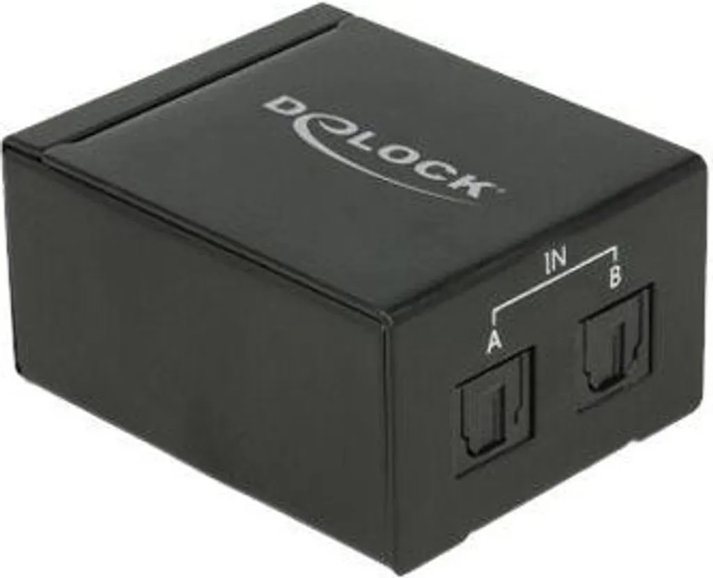 DeLOCK 18767 Commutateur 2 Ports Toslink Manuel avec Signal sans Perte