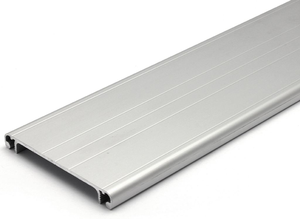 Länge 980mm - Kabelkanal - Deckel 80 mm aus Aluminium. Alu Profile