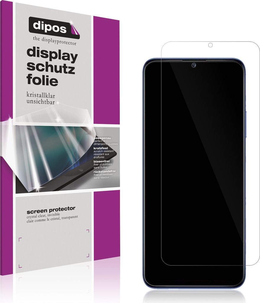 6x Schutzfolie für Wiko 10 klar Displayschutzfolie Folie Display Schutz dipos