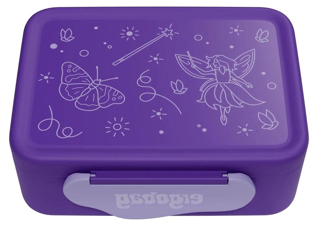 Lunchbox mit Trennfach, BPA-frei, spülmaschinenfest - Lila