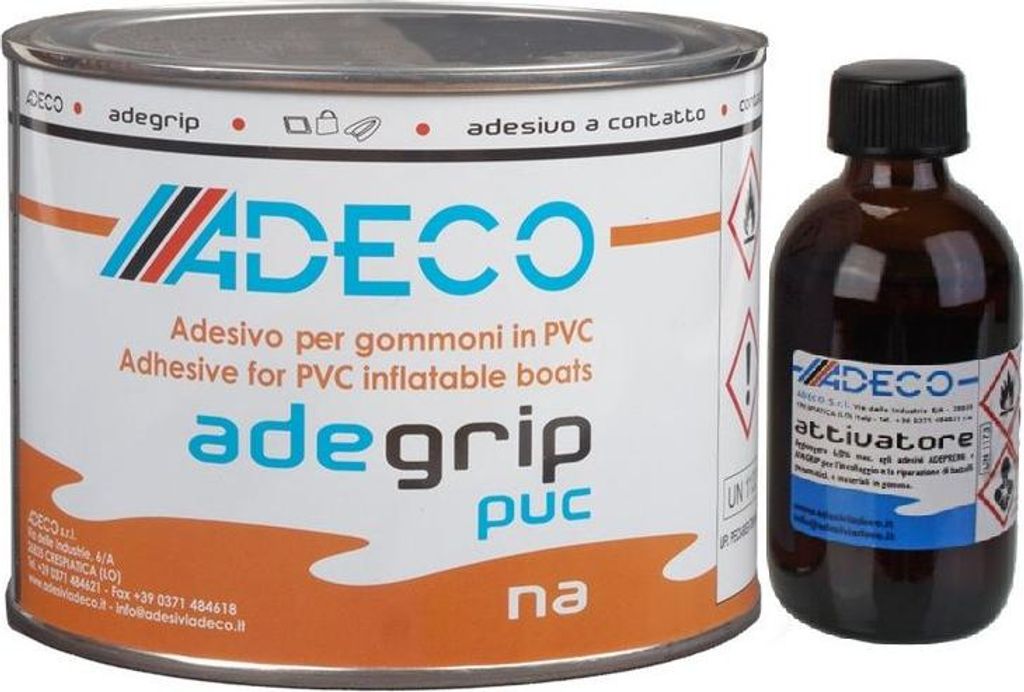 Adeco adesivo per gommoni 2K PVC 135 g Immagine del prodotto 