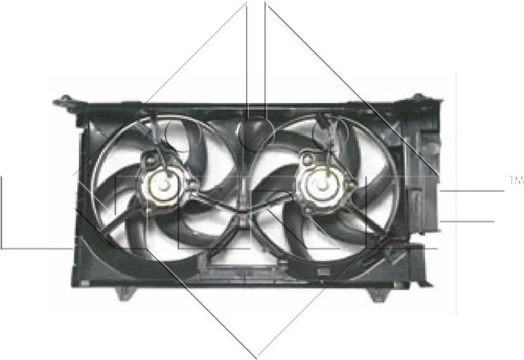 Stop surchauffe : Ventilateur de radiateur NRF 47075 pour Citroën (N2)
