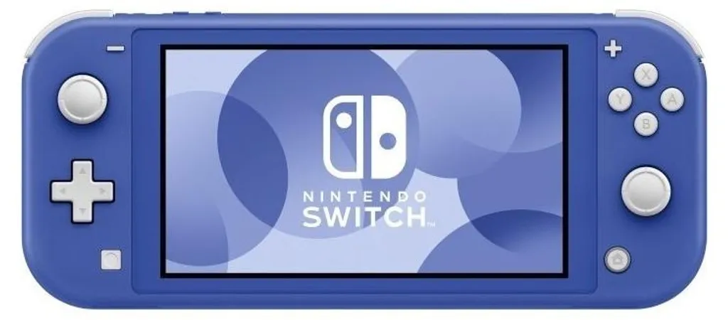 Console Nintendo Switch Lite Bleu pour le voyage et les jeux nomades