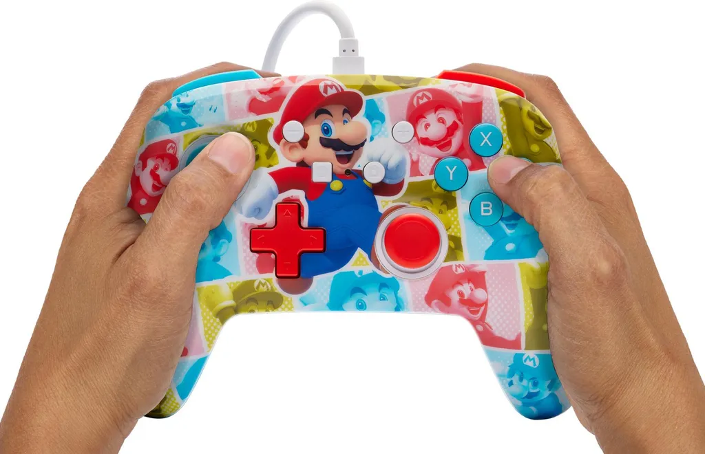 Manette Multicolore Nintendo Switch avec Sticks Analogiques Précis USB - 9