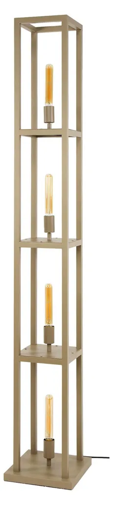 Lampadaire Gain de Place Beige 25 cm FURNLUX Quadra - Idéal Petit Coin