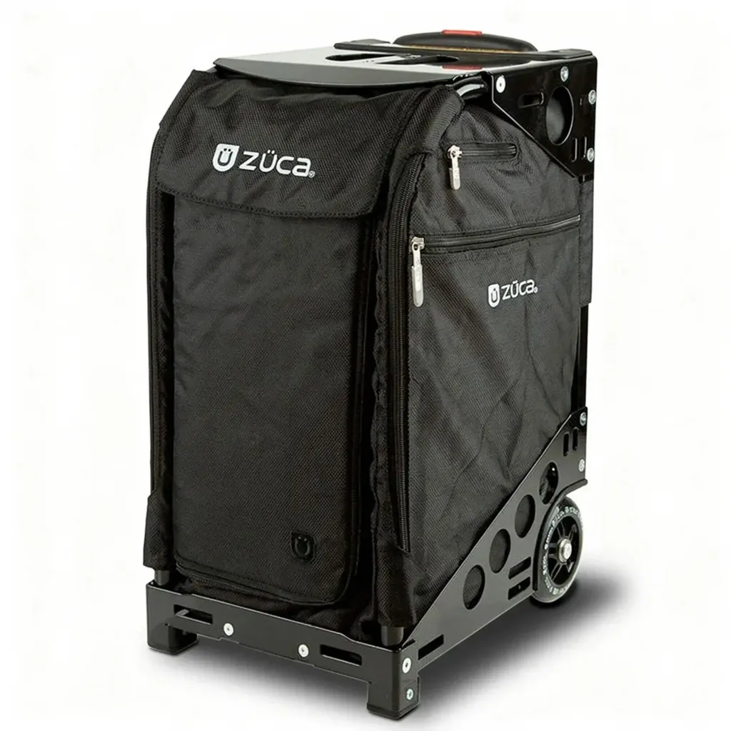 Zuca Pro Artist Noir sur Cadre Noir - Valise Maquillage Cabine Luxe