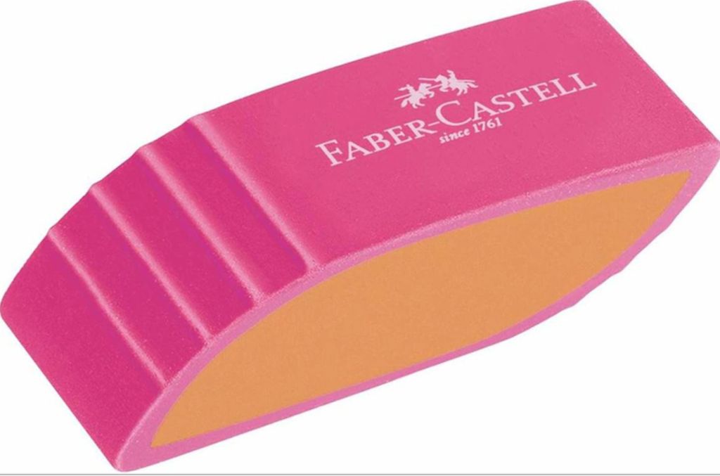 FABER-CASTELL Radierer BICOLOR farbig sortiert 2020 Produktbild 