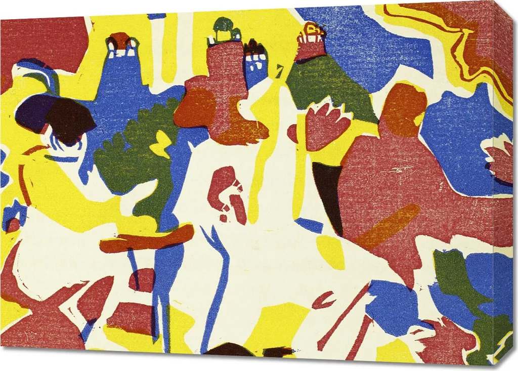Tableau Kandinsky Sons 70x50 cm : Affiche Vintage Wassily Kandinsky