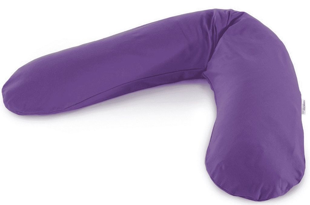 Theraline Stillkissen 'Das Original' Microperlen inkl. Bezug 190 cm, Farbe:12 Jersey lila