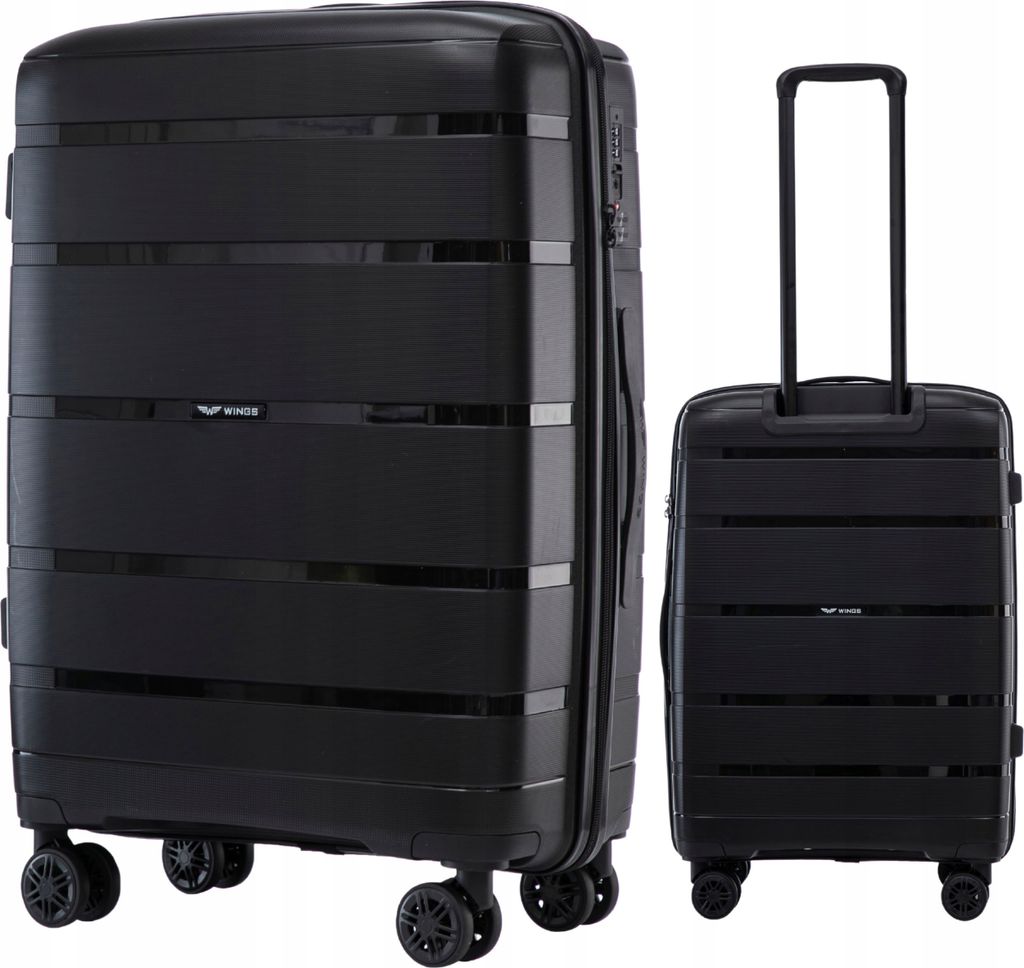 WINGS Hawfinch XL Walizka Czarny TSA 63L Polipropylen Zdjęcie produktu 