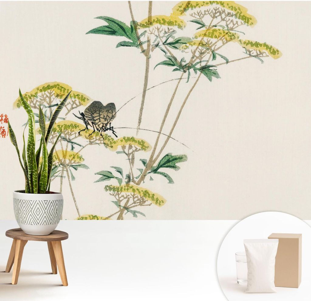 Fototapete - 208x146 cm - Tapete - Wandtapete - Wandbilder - Dekofolie - Tapete Folie - Wand - Dekoration - Wohnzimmer - Blumen Natur