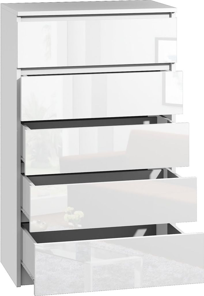 Roe Kommode Mit 3 Schubladen - Moderner Schubladenschrank 60x35x76cm