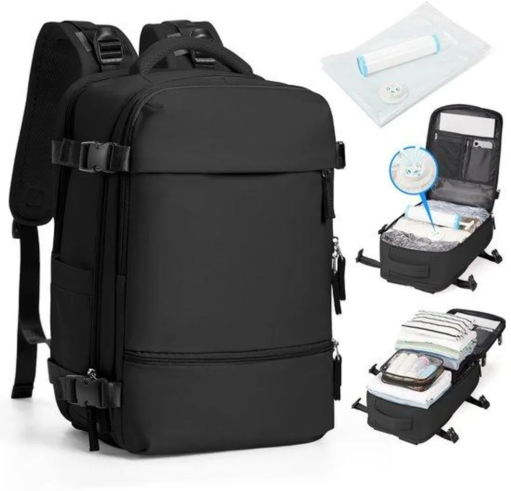 Sac à dos voyage sous vide femme : fini la valise trop pleine en cabine