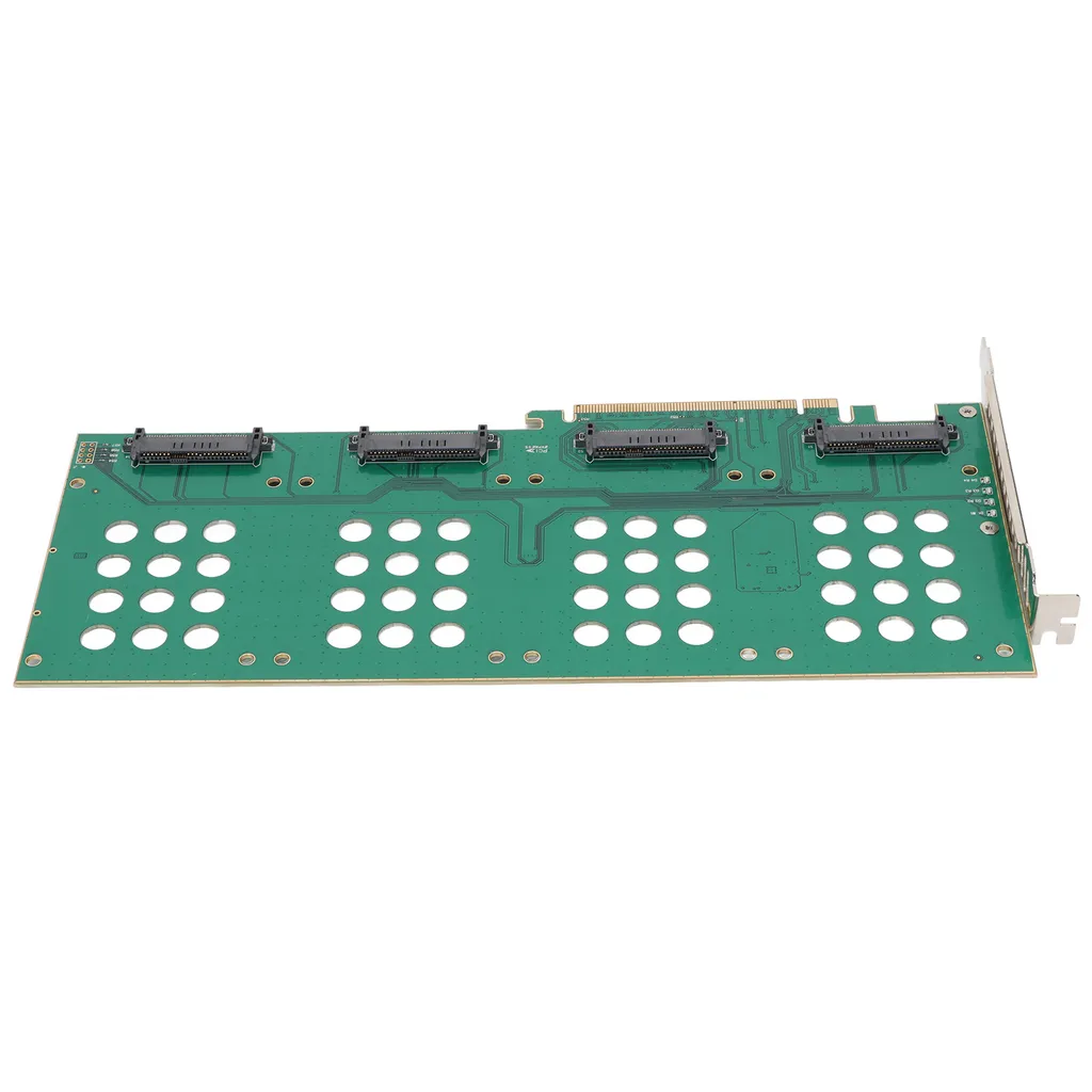 Carte Riser M.2 NVMe vers PCIe x16 pour Configuration RAID Disk Array