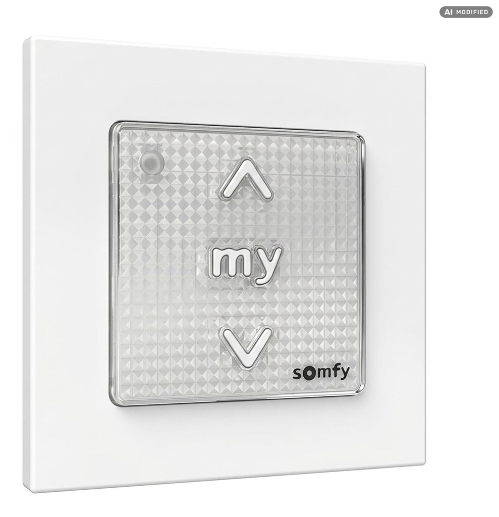Somfy Smoove Origin io Funk Wandsender TaHoma®Somfy inkl. Produktbild 