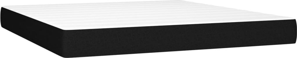 vidaXL Taschenfederkernmatratze Mittel Schwarz 180x200x20 Produktbild 