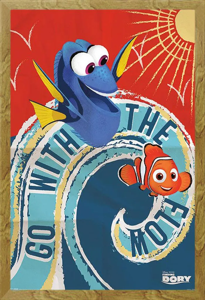 Decorazione Parete Dory Poster con Cornice Rimovibile Shinsuke