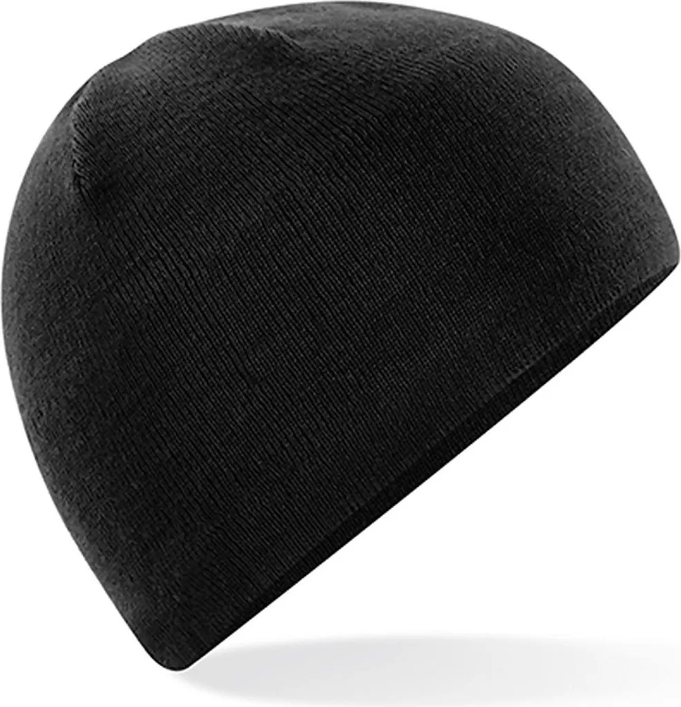 Beechfield B034 – Berretto Unisex Army In Cotone, Nero