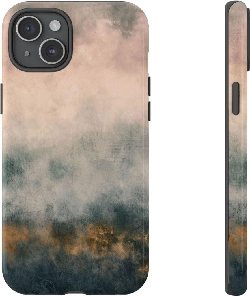 Weiche Wolkenstruktur im Vintage-Look – Hülle Kompatibel mit iPhone 15 Plus