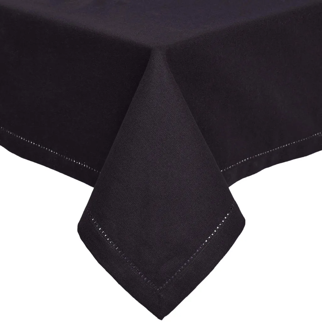 Tovaglia Professionale HOMESCAPES 178x300 Cotone Nero Hotel