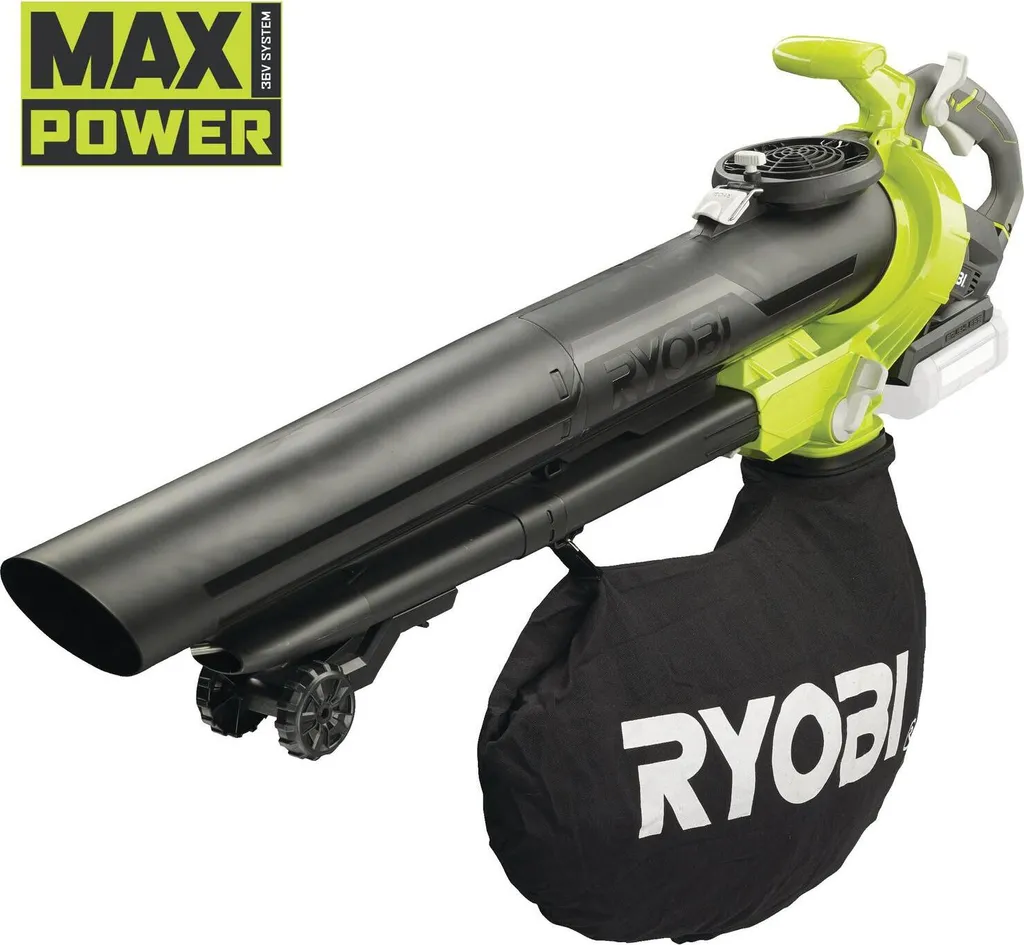 Aspirateur Souffleur Broyeur sans Fil Ryobi pour Nettoyage de Jardin