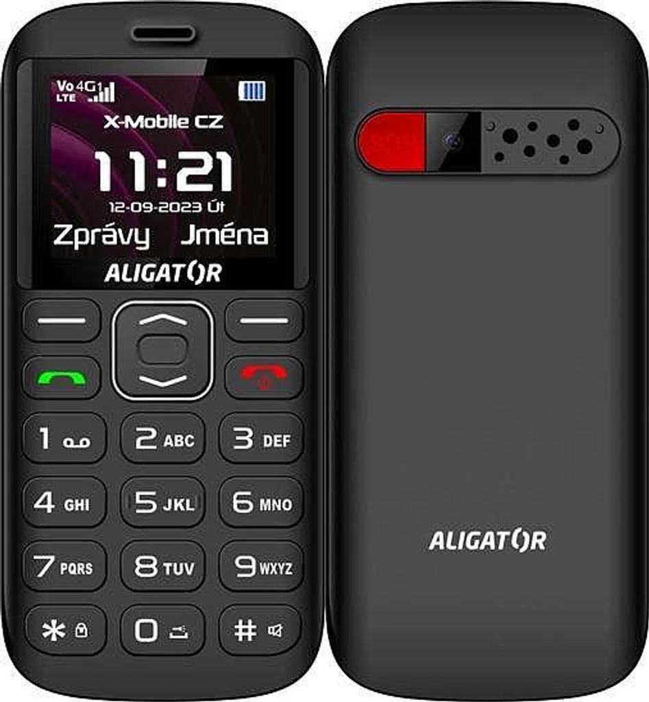 Aligator A720 4G Senior Black Immagine del prodotto 