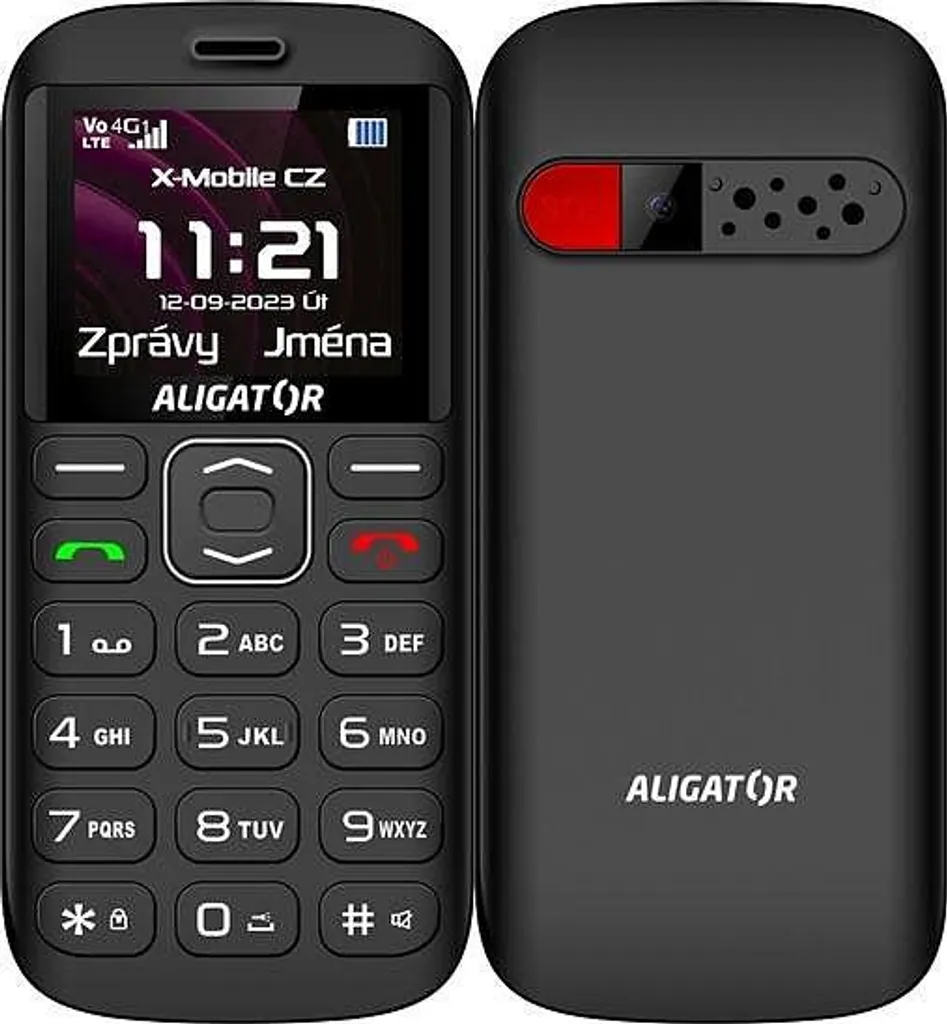 Téléphone pour Seniors Aligator A720 4G pour Rester Joignable Facilement