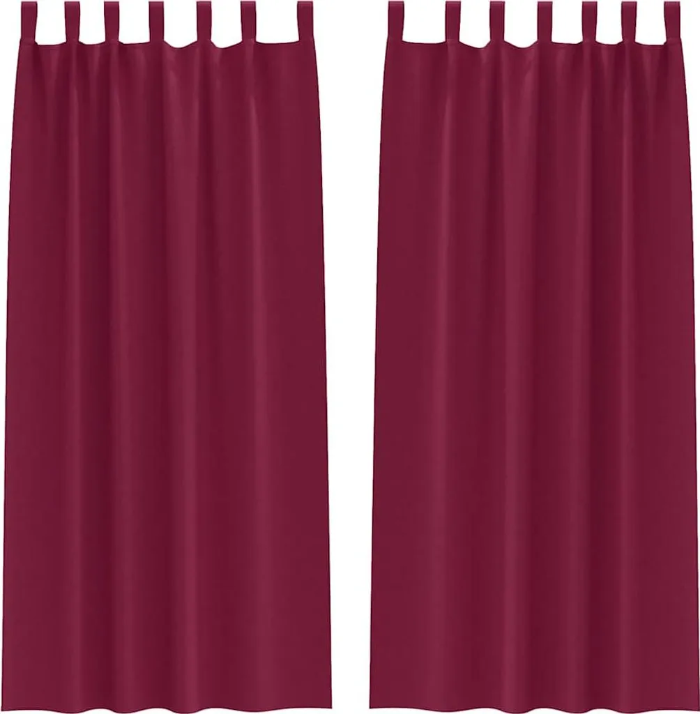 Tende Oscuranti vidaXL Rosso Vino 260x140 | La Tua Casa Più Calda
