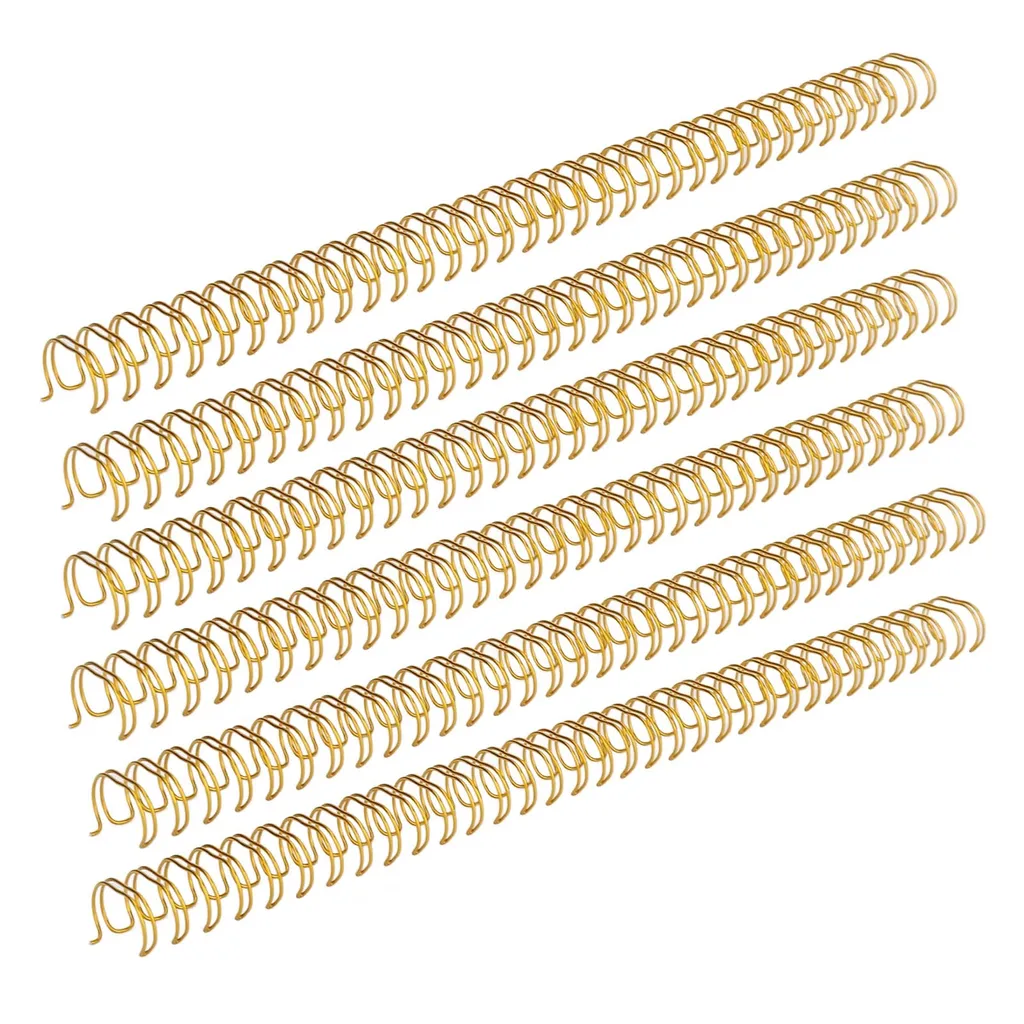 Épine de reliure anti-pages volantes fil métallique double 34 anneaux