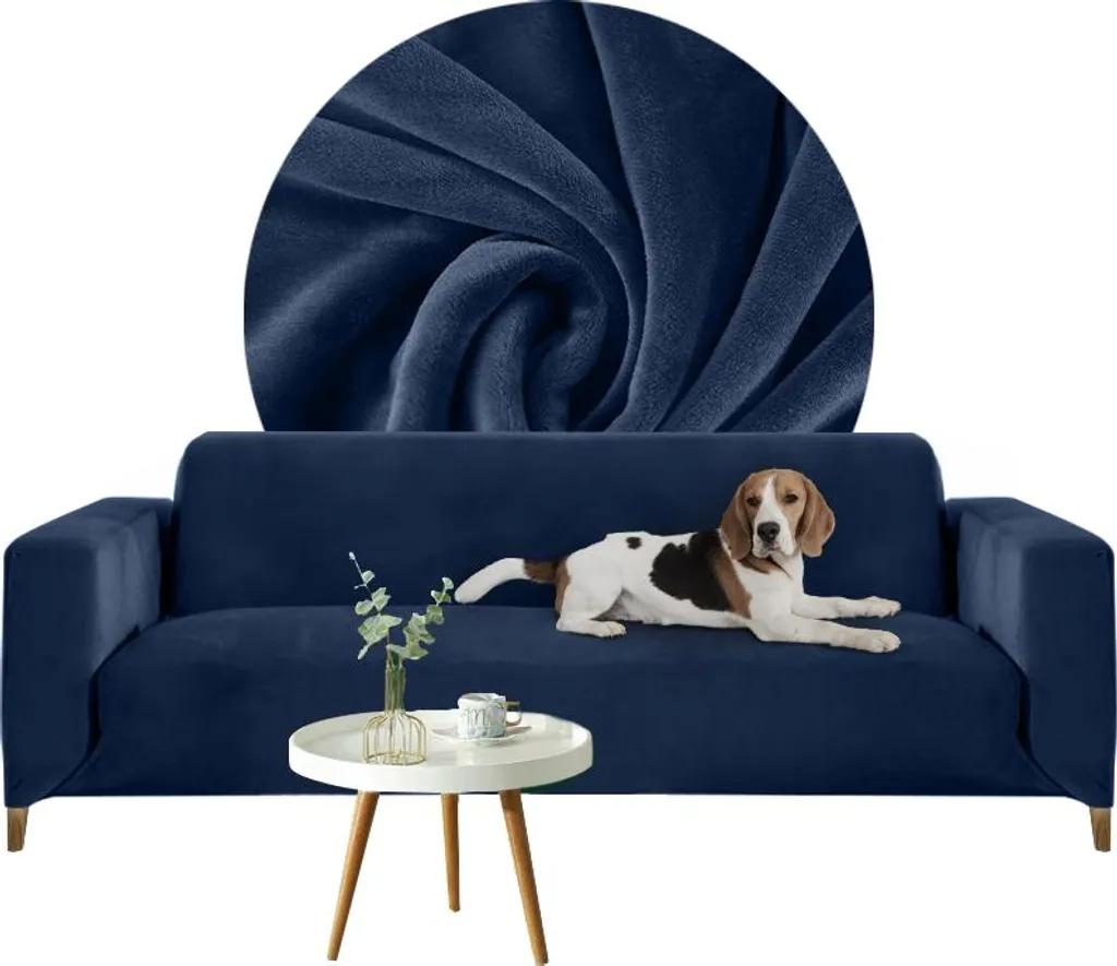 COVER SOFA Divano a 3 posti BLU MARINO
