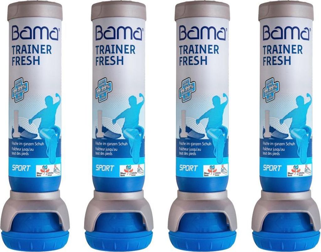 Bama Trainer Fresh Schuh-Erfrischer, Deodorant - 4x 100 ml Produktbild 