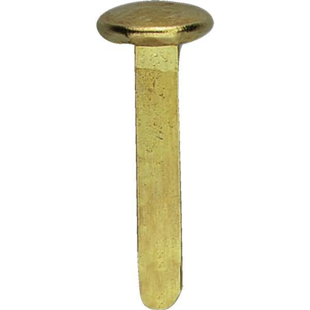 Musterbeutelklammer Eisen vermessingt 17mm No. 3 VE=80 Produktbild 