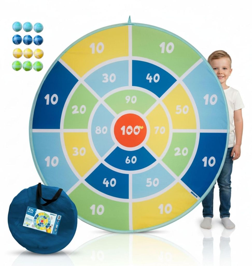XXL Dartscheibe für Kinder 142 cm - Riesenspaß mit sicheren Produktbild 