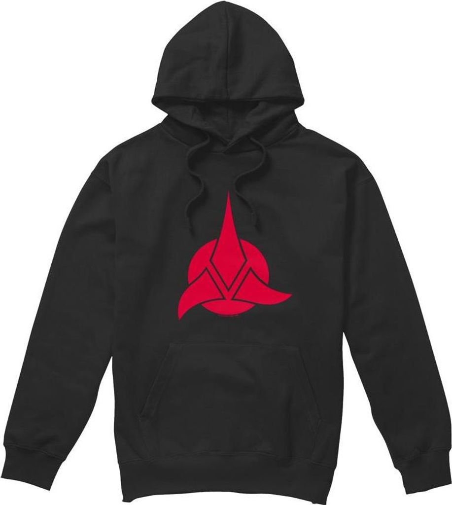 Star Trek - "Klingon" Kapuzenpullover für Herren TV8368 (XL) (Schwarz)