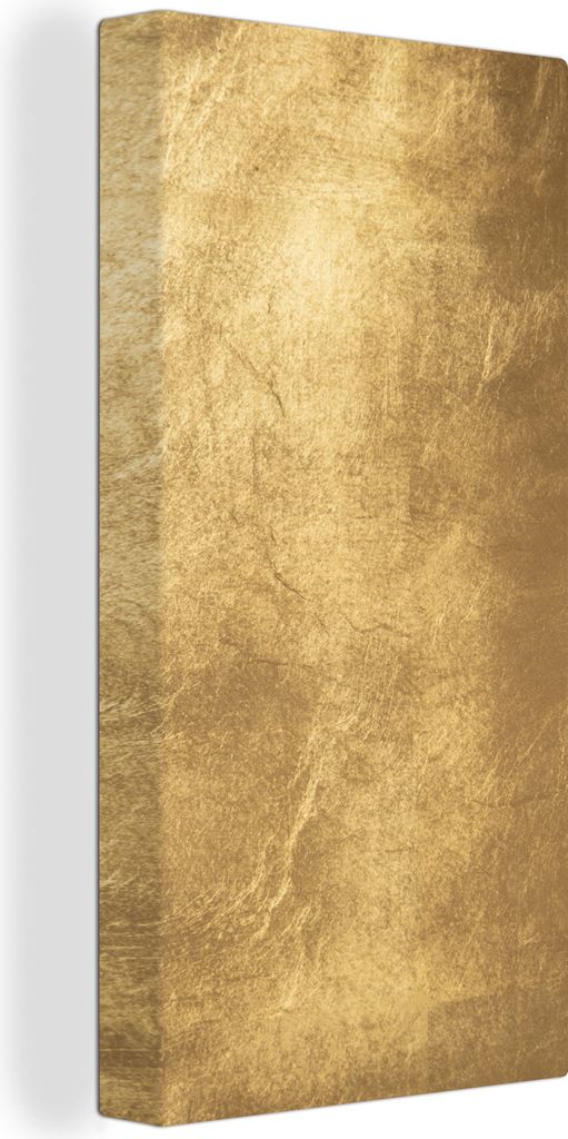 MuchoWow® - Leinwandbilder - Licht fällt auf eine goldene Produktbild 