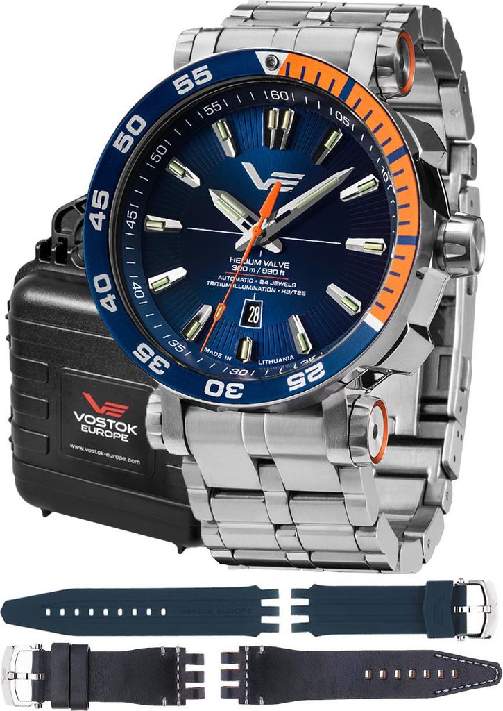Vostok Europe NH35A-575A715B silberne Uhr