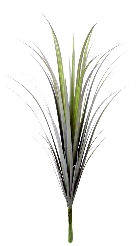 Herbe décorative artificielle 100 cm, buisson gazon synthétique touffe