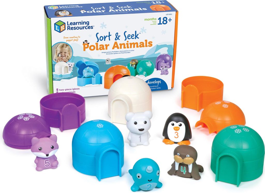 Learning Resources Lernspielzeug Sortier- und Suchspiel Polartiere