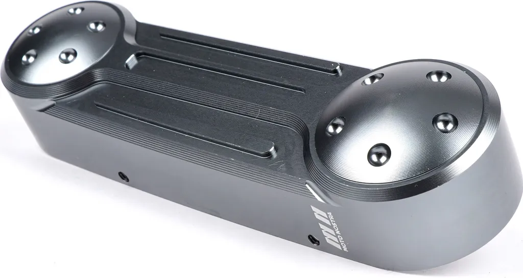 Cache bras oscillant Moto Nostra CNC gris pour Vespa GT L 125 200 et GTS