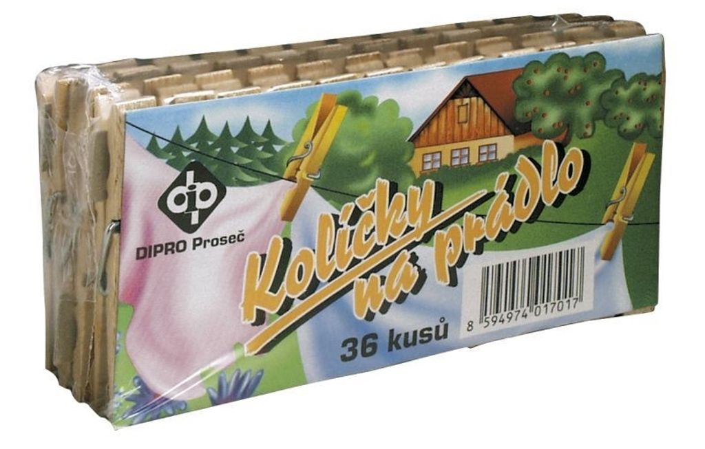 Wäscheklammern aus Holz (36 St.)