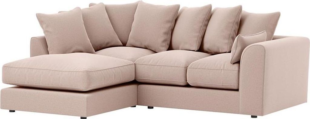 Linksseitiges Ecksofa Dillon-Malmo 61-Polyesterfasern + Schaumstoff