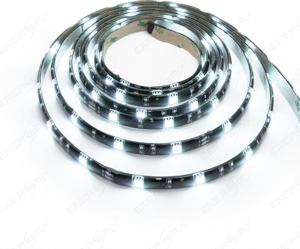 LED RGB Strip Streifen Set - 30 LEDs pro Meter mit Touch Fernbedienung Schwarz 6 Meter