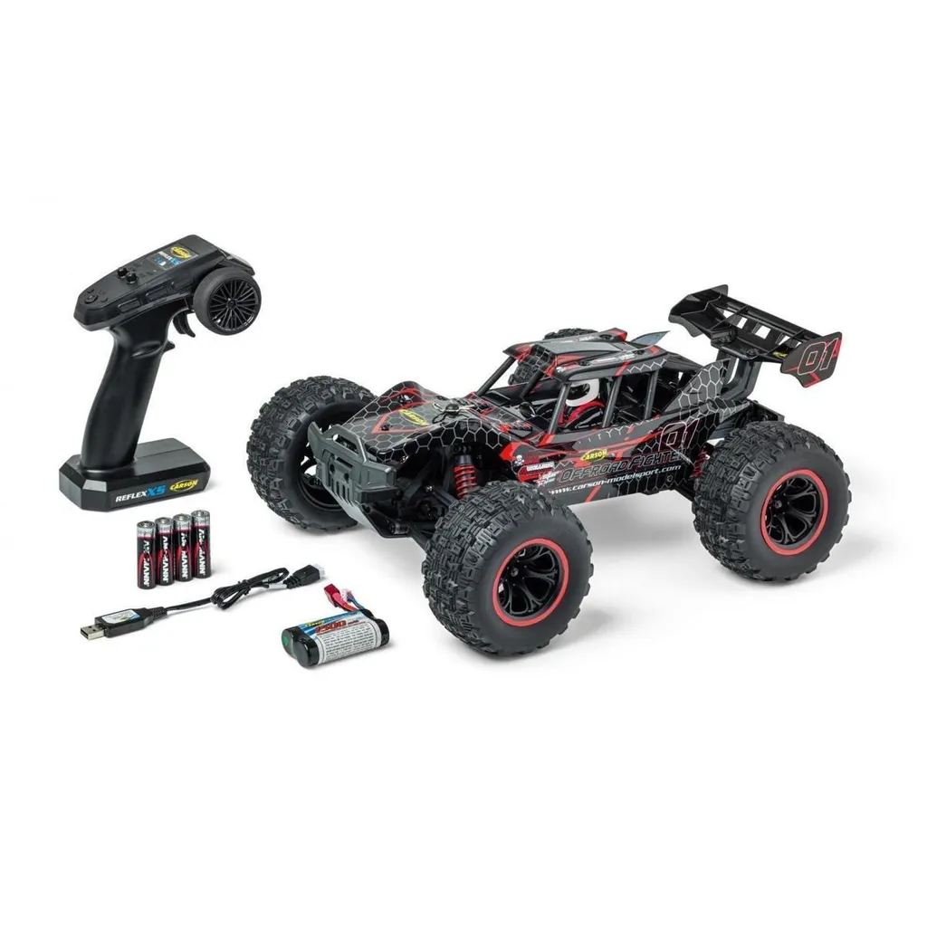 Voiture Télécommandée Carson XS Offroad Fighter 1:10 - Pour Ados et Adultes