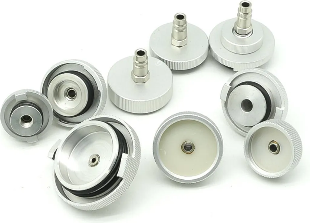 Kit adaptateurs de purge de freins 15 pièces alu - 2