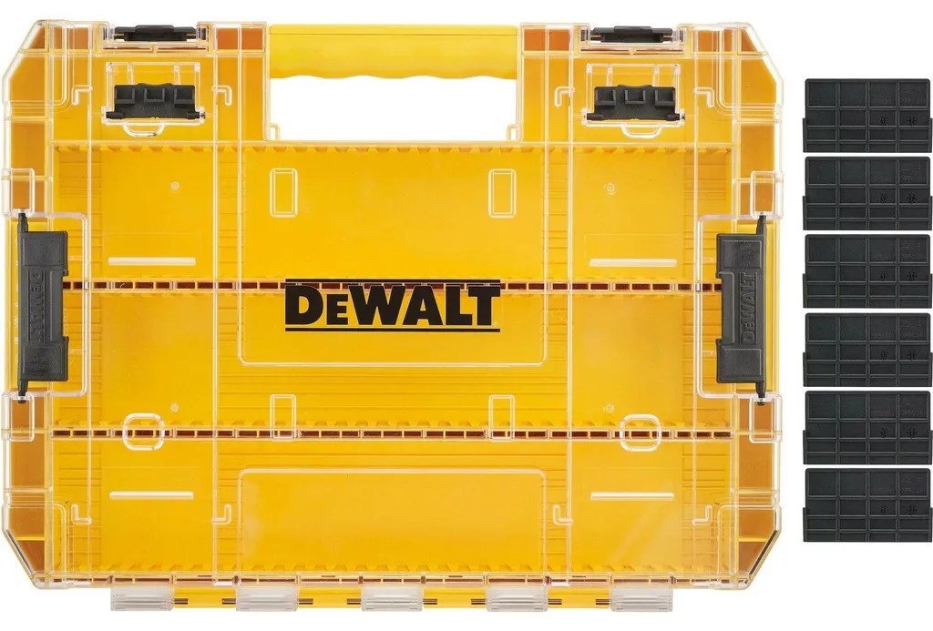 Rangement d'accessoires Dewalt ToughCase AW1266 (Lot de 10) Jaune