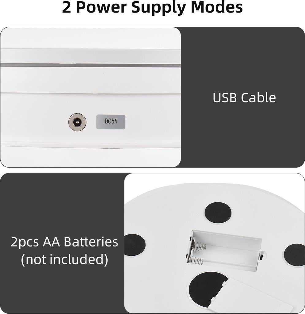 JAYEGT Motorisierter, drehbarer Display-Ständer mit LED-Licht, 25,4 cm/25,9 kg Traglast, 360 Grad elektronischer Fotografie-Drehteller für Produkt-Show, Schmuck, Kristallkunst (Schwarz/5 Farben JAYEGT Motorisierter, drehbarer Display-Ständer mit LED-Licht, 25,4 cm/25,9 kg Traglast, 360 Grad elektronischer Fotografie-Drehteller für Produkt-Show, Schmuck, Kristallkunst (Schwarz/5 Farben